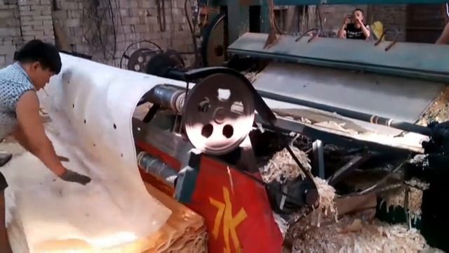 Производство лущеного шпона! смотреть онлайн