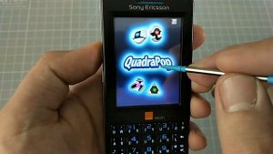 Sony Ericsson M600i a QWERTY Symbian smartphone, menu browse, ringtones, games, wallpapers