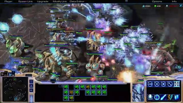 Starcraft 2 Hybrid Dominator(Hots version) super OP смотреть онлайн