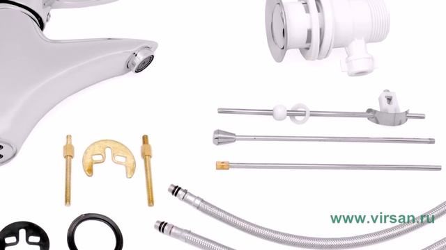 Смеситель для умывальника FRAP (ФРАП) H1005 40 мм смотреть онлайн