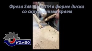 Minigrinder Комбо Wood - Обдирка коры рашпильным диском 50 мм Saburrtooth DW270 (coarse)