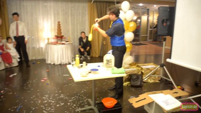 Научное шоу крио с сухим льдом! • FANTEZY.RU Праздник в научном стиле смотреть онлайн