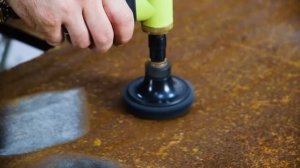 Круг для снятия ржавчины чёрный крепление Roloc Русский Мастер