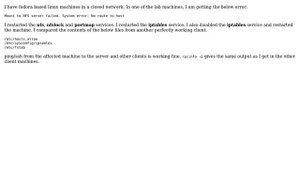 mount to nfs server failed, system error: no route to host