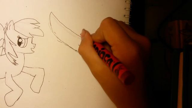 Как нарисовать Радугу Дэш/ Drawing Rainbow Dash смотреть онлайн