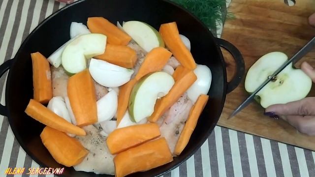 Тушеная Утка с Овощами и Фруктами по Дедушкиному Рецепту #рецепт #утка #кухнимира