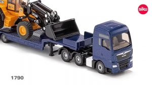 Модель грузовика MAN с фронтальным погрузчиком JCB 1:87 Siku 1790