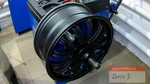 Проверка на балансировочном станке дисков A tech 17"