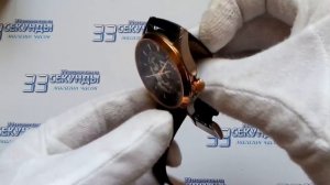 Romanson TL4222RMR2T BK часы мужские механические видео обзор