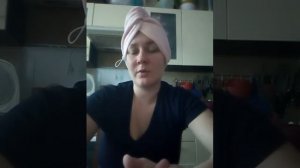 Тюрбан для волос Белый кот, микроволокно. Как одевать. Отзыв