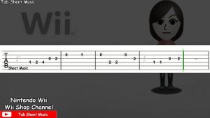 Wii Shop Channel Theme - Guitar Tutorial