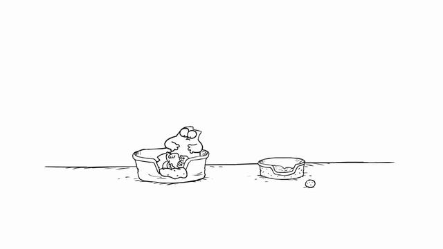 Кот саймон и котенок