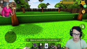 ЗЛАЯ УЧИЛКА НА ПОДИУМЕ! Как пройти уровень Скари Тичер 3д Scary Teacher 3D походка