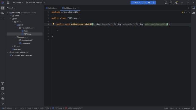 Add watermark to PDF with iText | Java Tutorial смотреть онлайн