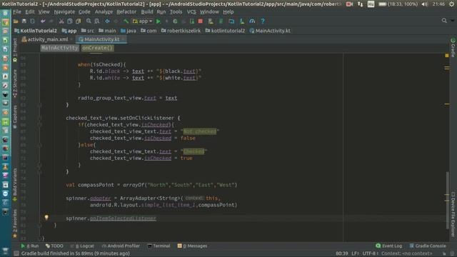Android Kotlin Usage Tutorial #007 - Spinner