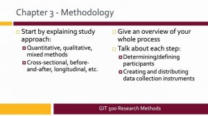 GIT 500 Lecture 15  Writing Up Research