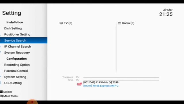 Express AM7 at 40e c band channal scan mirpur khass sindh latas list