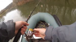 Рыбалка на спиннинг поздней осенью  Щука на DUO Realis Jerkbait 120sp