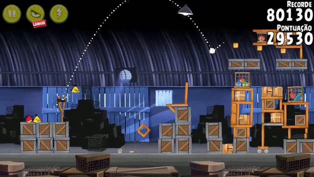 Angry Birds Rio - Smuggler's Den - Golden Feather - 80,160 - World Record! смотреть онлайн