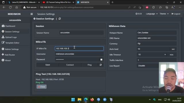 Tutorial Seting MikroTik Hotspot V7 (Mikhmon Dasar) - Part 3 смотреть онлайн