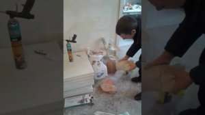 Akfix 962Р клей-пена для кирпича, газоблока, натурального и искусственного камня.