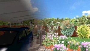 Ландшафтный дизайн - 3D моделирование - Сад мечты