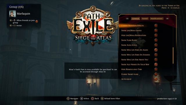 Marlaquin Path of Exile PS4 смотреть онлайн