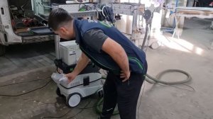 Обзорчик на пылесос Festool. Подарок мастеру на новый год, обновили оборудование!