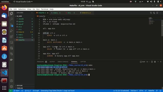 Makefile Stm32-Arm #11 смотреть онлайн