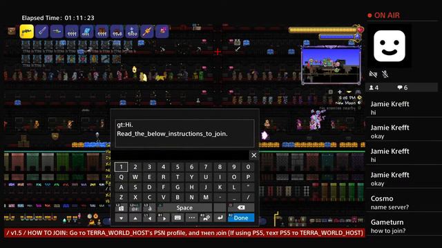 (LIVE) | PS4 | Ultimate All Items World 1.4.4 | 24/7 | SERVER 1 | Terraria | смотреть онлайн