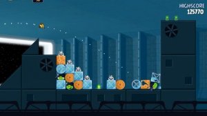 Angry Birds Star Wars Level 2-14 Death Star. 3 stars