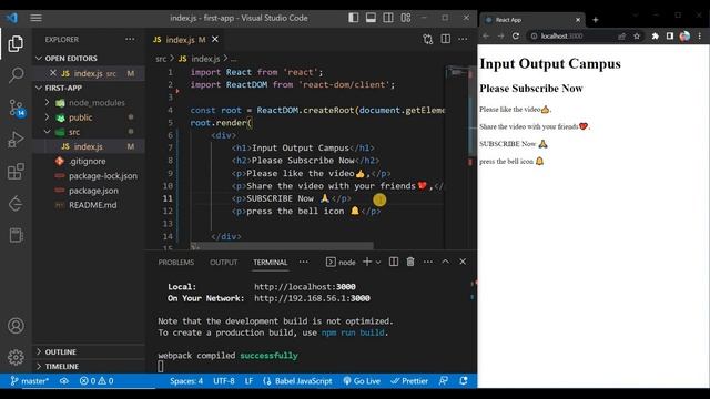 ReactJS Tutorial - 4 | JSX in React JS in 2023 | React jsx vs js | React jsx explained |