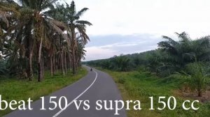 beat 150cc vs supra 150cc