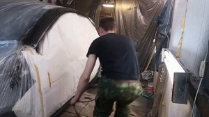 Покраска авто своими руками.Мусор при покраске.