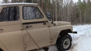 УАЗ 469/UAZ 469 МИР ТРУД МАЙ дорога на избу (safari 500 33" по снегу могут 4х4)