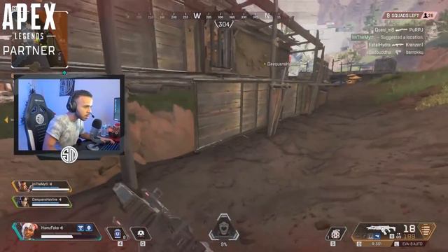 First Game, FIRST WIN! Apex Legends Battle Royale w/ Daequan & Myth смотреть онлайн