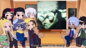 Divine Visionaries React To Itadori As New Student || Mashle || Gacha React