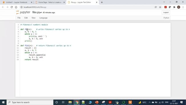 Topic 5: Python modules, Libraries and Import
