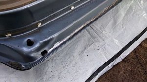 Снятие дверей и их антикоррозийная обработка на Mitsubishi Chariot Grandis