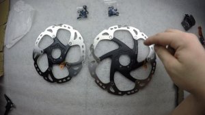 Роторы SHIMANO ХТ , колодки Н03А , адаптер 180мм с ALIEXPRESS