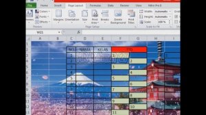 Cara Membuat Background Microsoft Excel #microsoftexcel