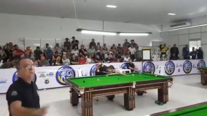 Disputa emocionante!!! 🎱🏆😱😱😱 Itaro Santos vs Jota Semifinal do 5º Campeonato NO/NE de Sinuca.