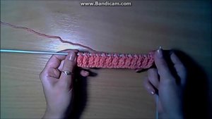 Снуд спицами.Детский снуд-кораловый риф