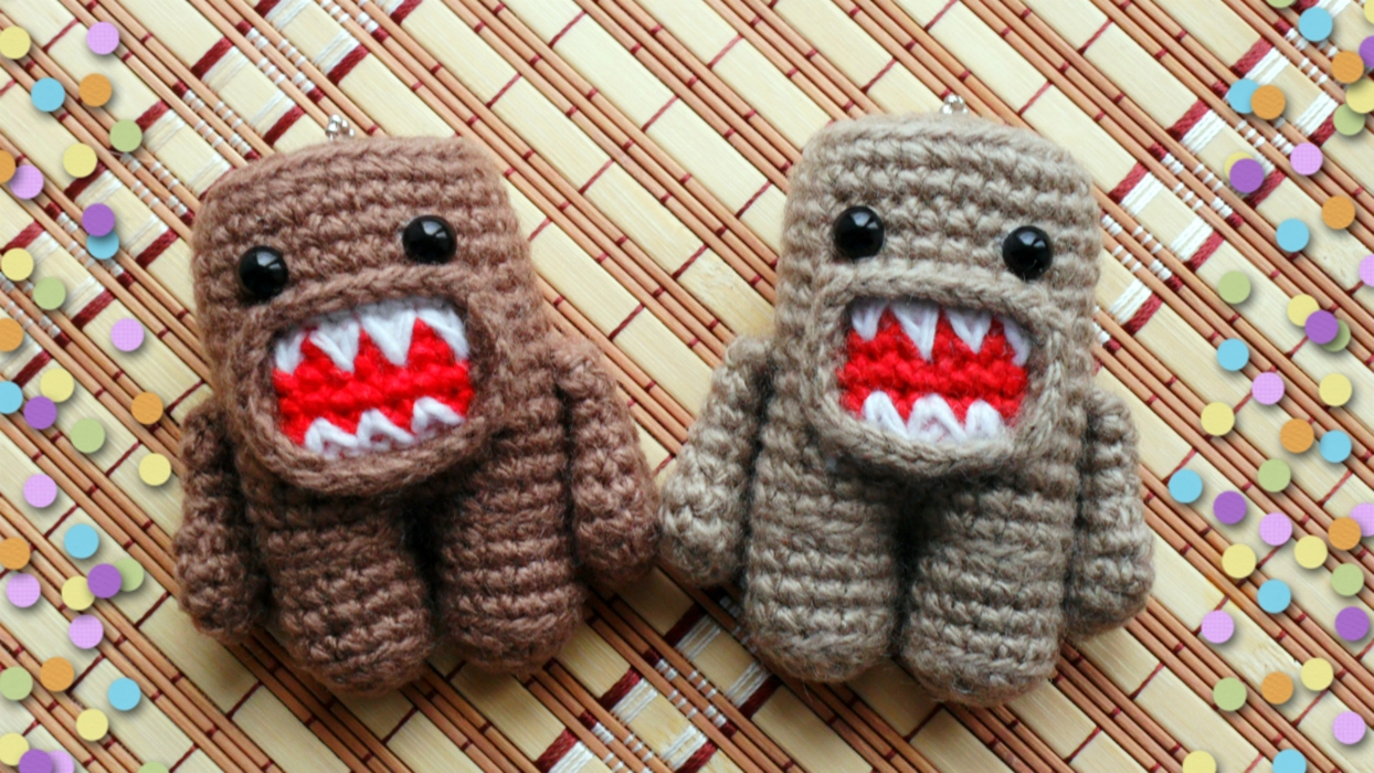 МАСТЕР-КЛАСС: ДОМО КУН вязаный крючком. Амигуруми. Вязаная игрушка крючком. Забавныe чудики.
