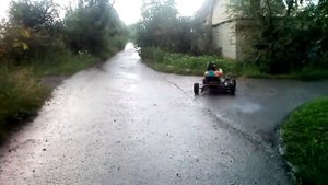 Картинг с мотором от китайского мопеда