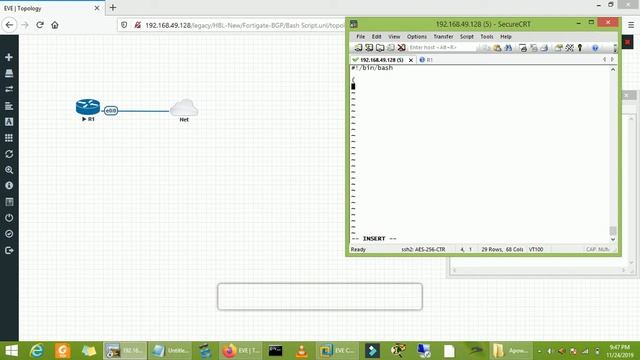 Telnet Cisco Router using Bash Script | Automation | EVE-NGN смотреть онлайн
