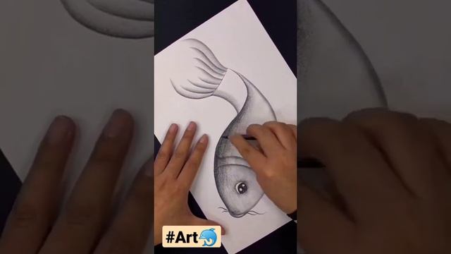 #art #drawing#fish #fishdrawing #forkidsvideo