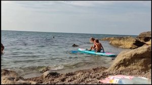 Пляжный отдых в Крыму.  Кафе Селям.  Очень вкусная еда.