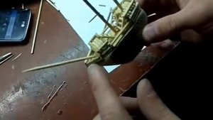 Кораблик своими руками из дерева!!Как Сделать???