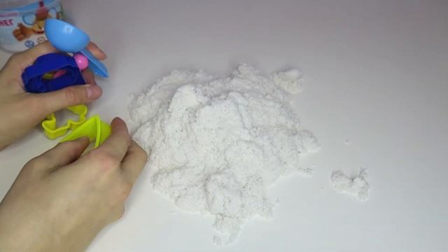 Кинетический снег с блестками ДОБРБОБР в ведерке 500 г | Кинетический песок для лепки смотреть онлайн